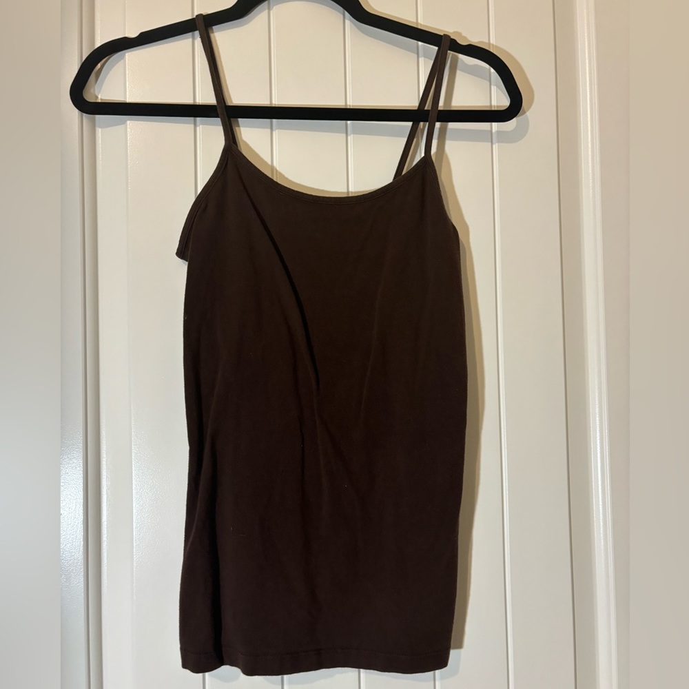 brown no boundaries tank top